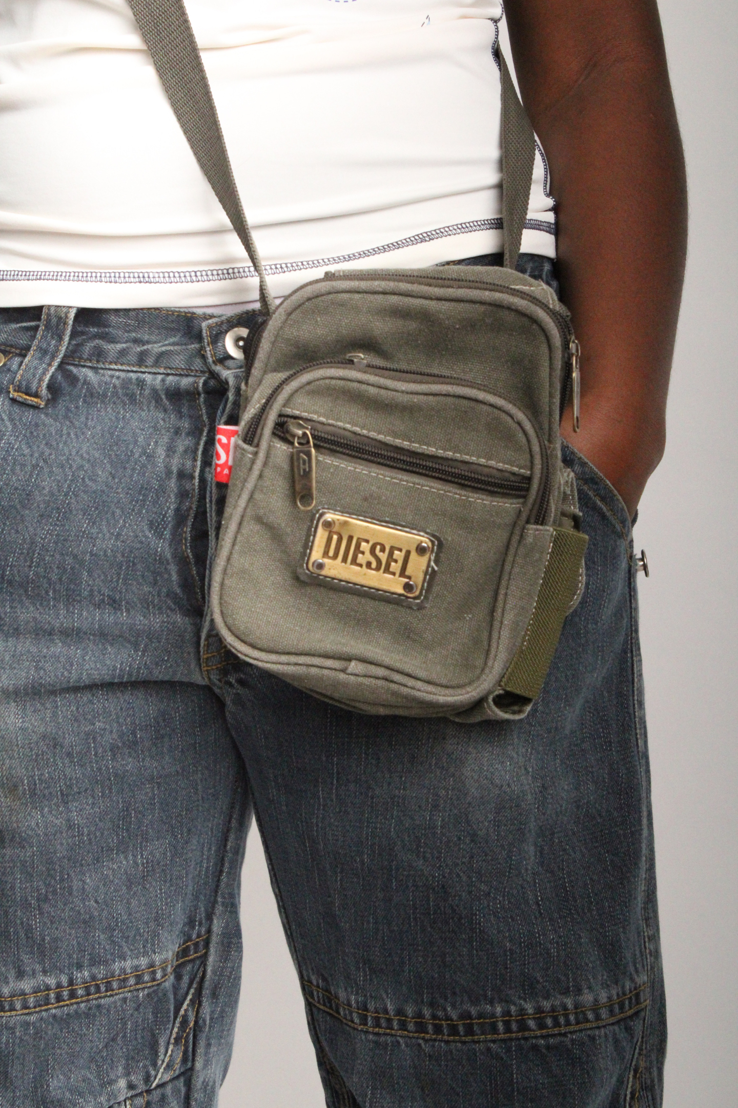 Diesel messenger bag canvas hotsell