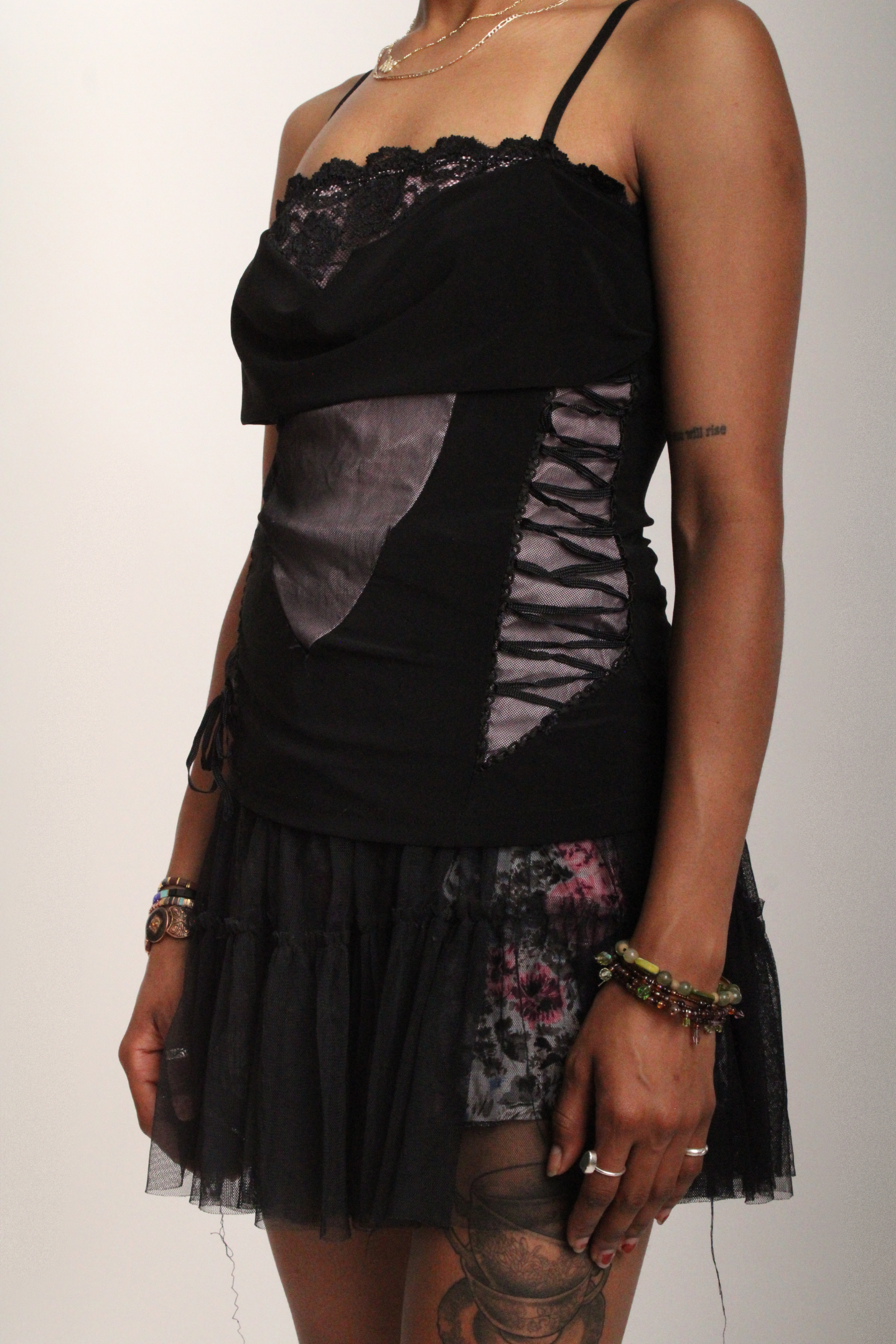 Vintage Soft Grunge Cami Top Coquette Y2K 2000s