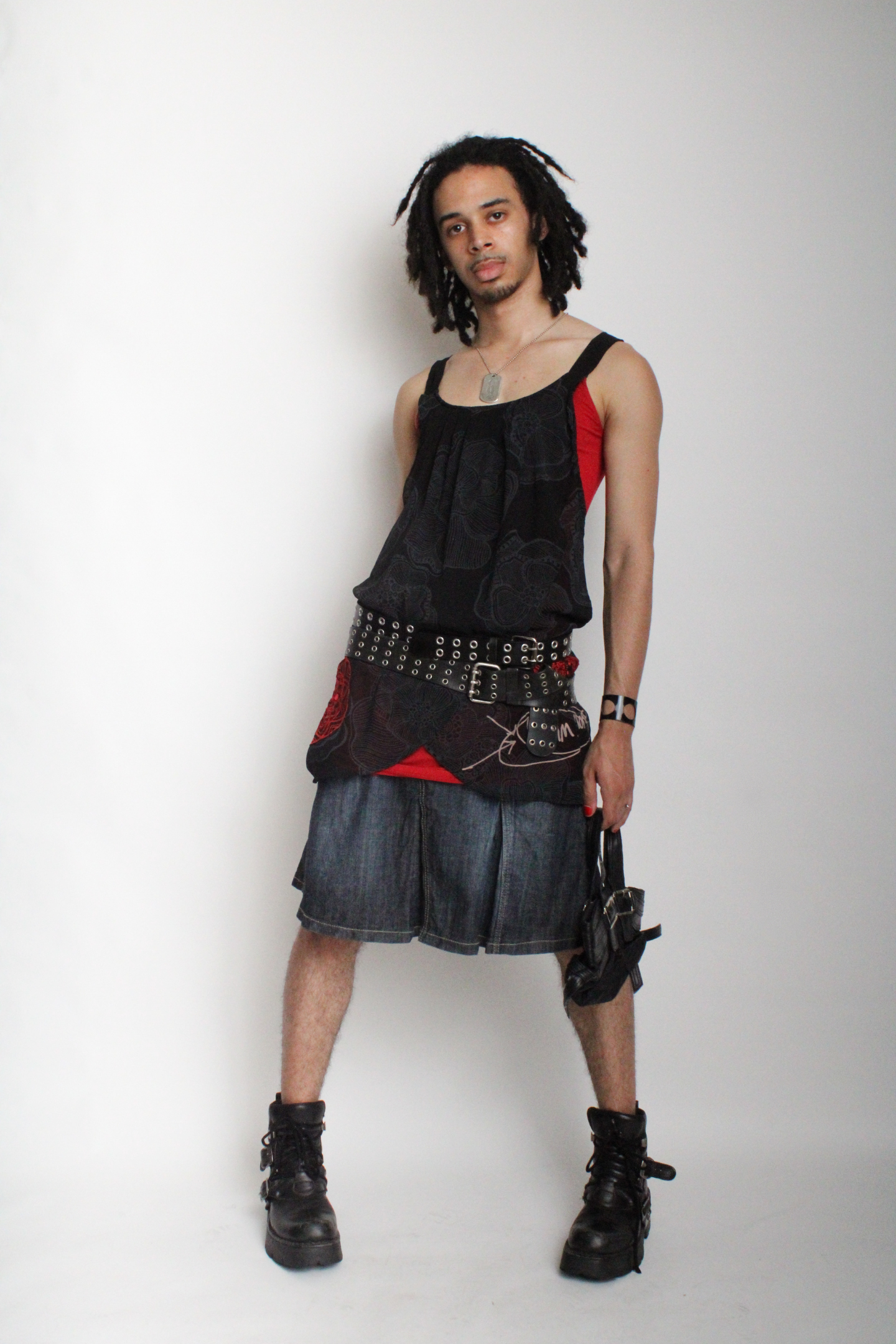 Vintage Desigual Tank Dress/ Top Y2K 2000s
