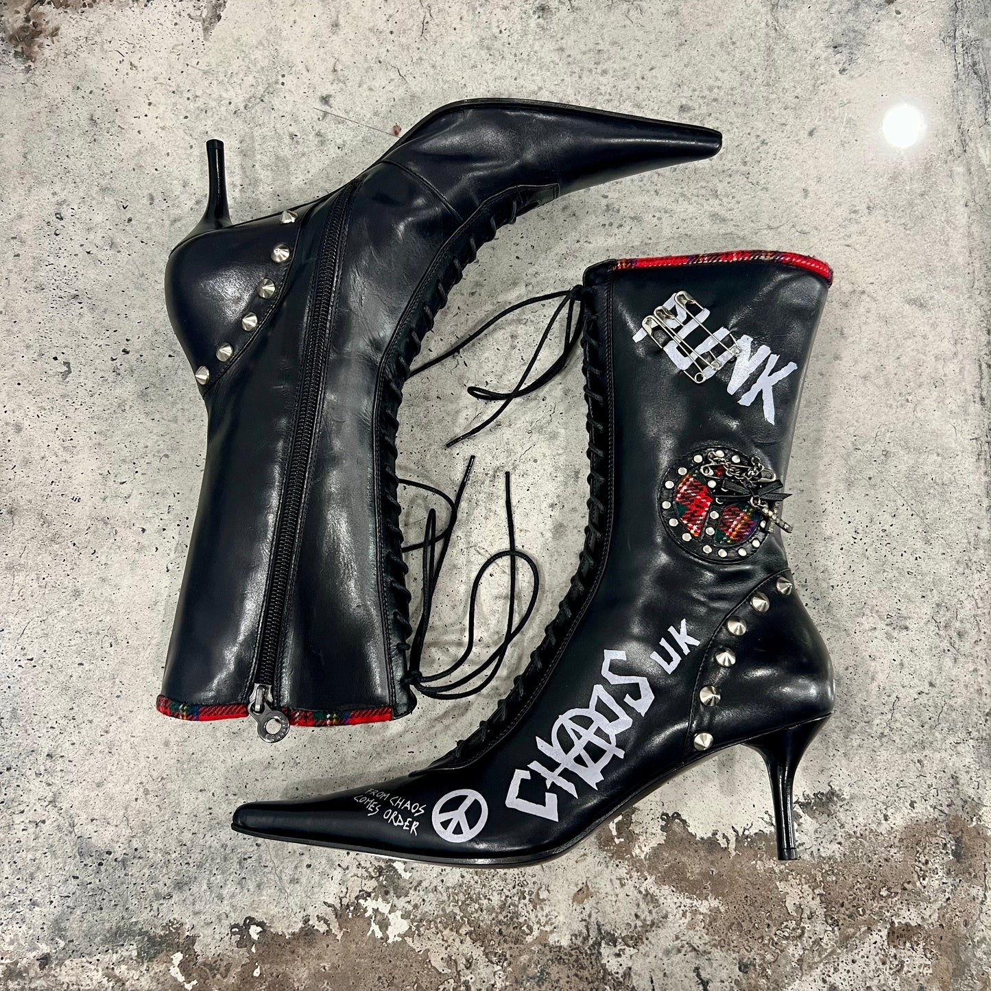 Vintage Le Silla Punk Booties