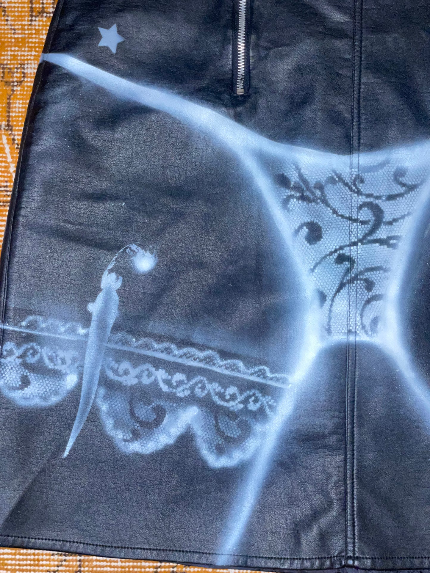 XXXray Leather Skirt