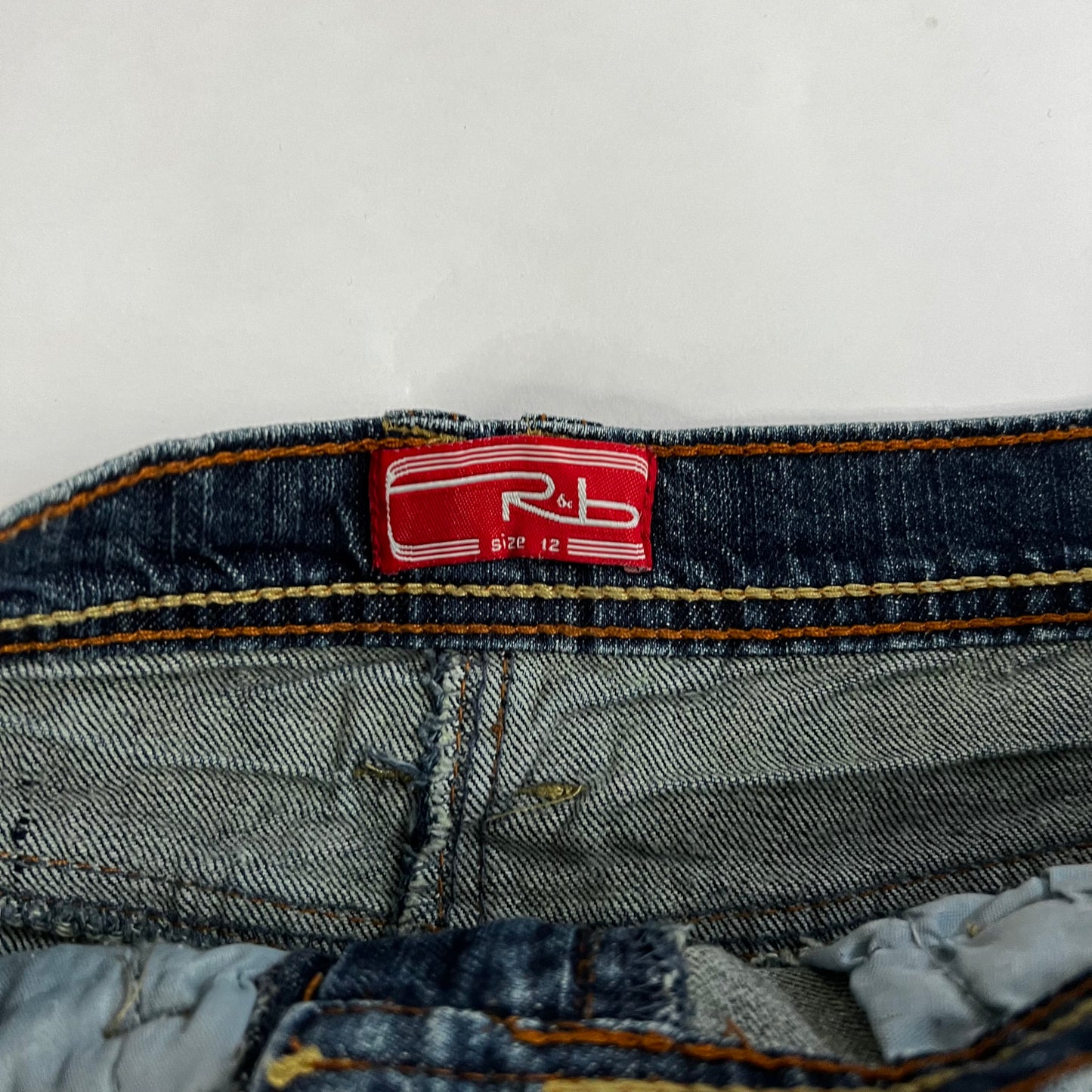 Vintage 2000s Denim Pleated Mini Skirt