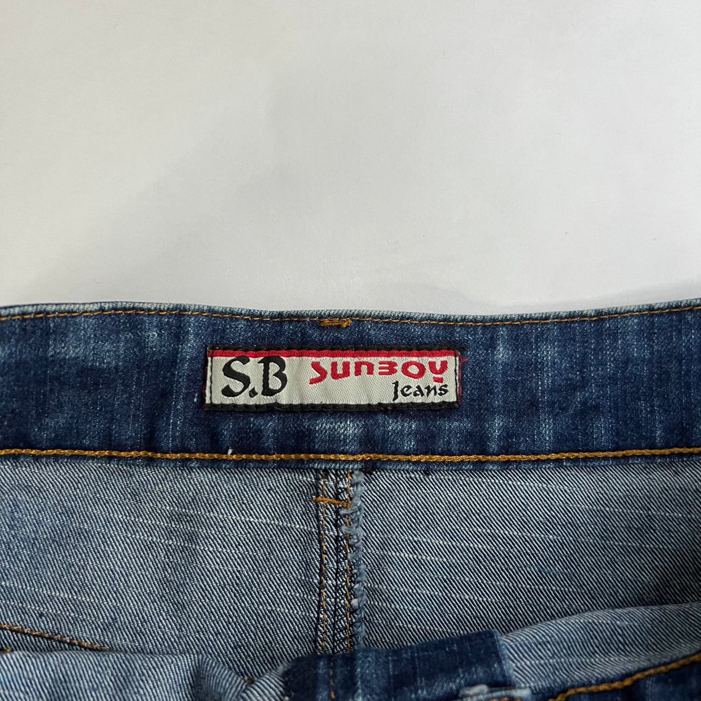 Vintage 2000s Denim Pleated Mini Skirt