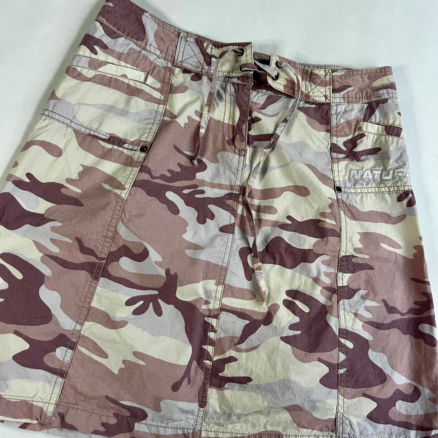 Vintage 2000s Pink Camo Mini Skirt