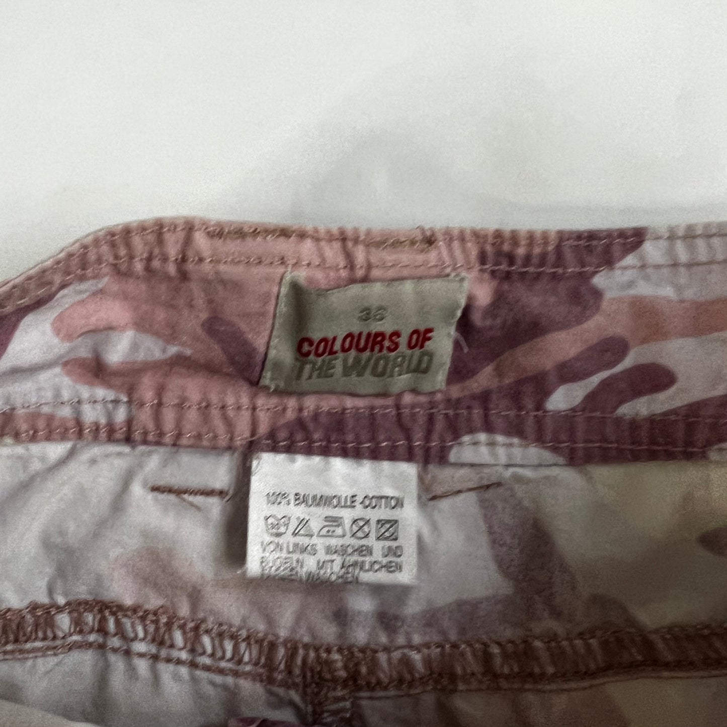 Vintage 2000s Pink Camo Mini Skirt