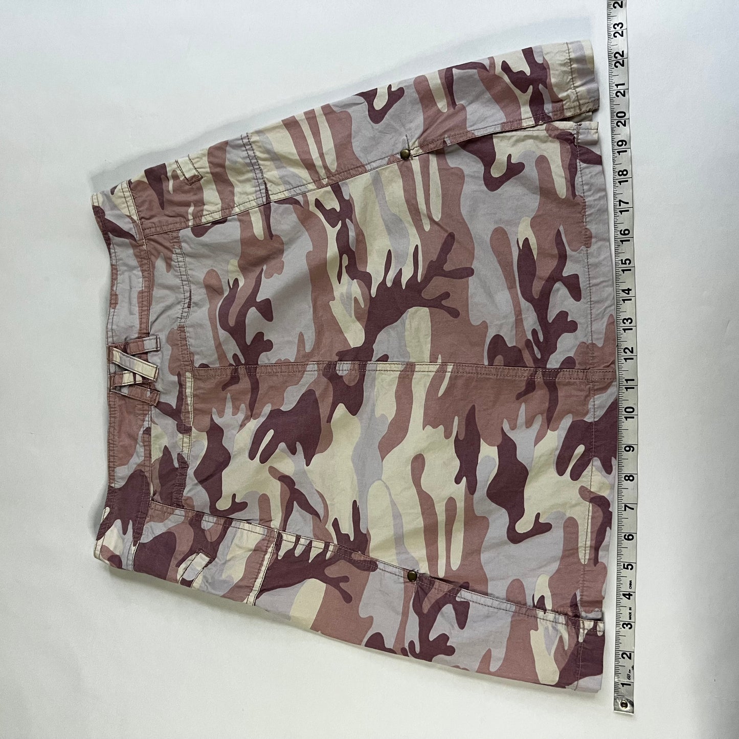 Vintage 2000s Pink Camo Mini Skirt
