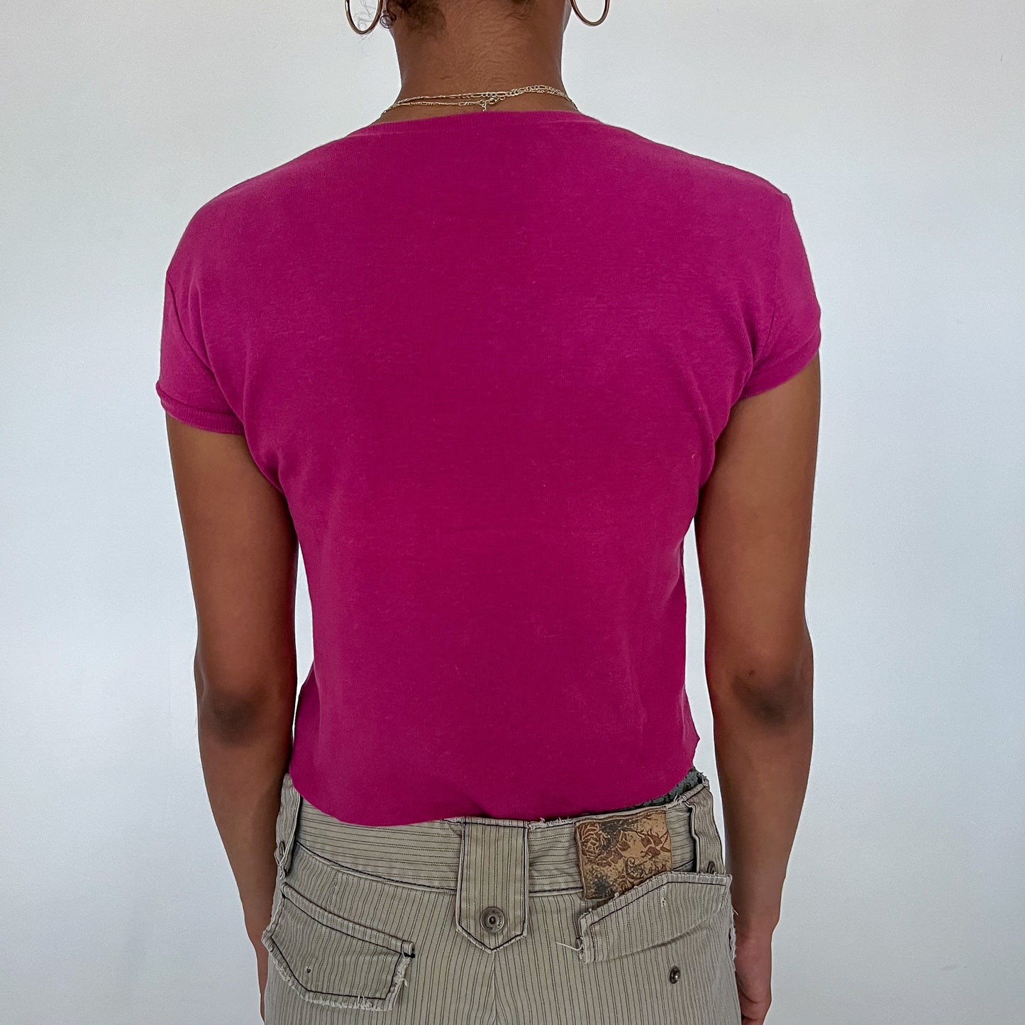 Vintage Graphic Baby Tee Y2K 2000s