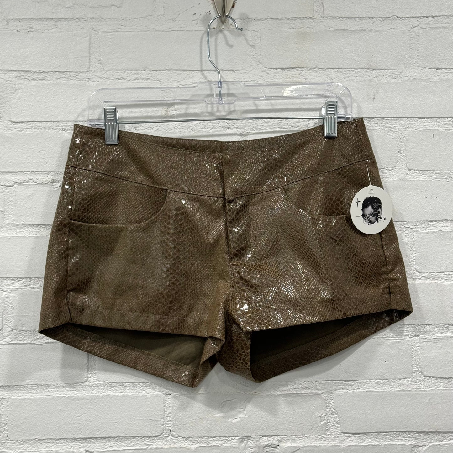 00s Snakeskin Lowrise Shorts