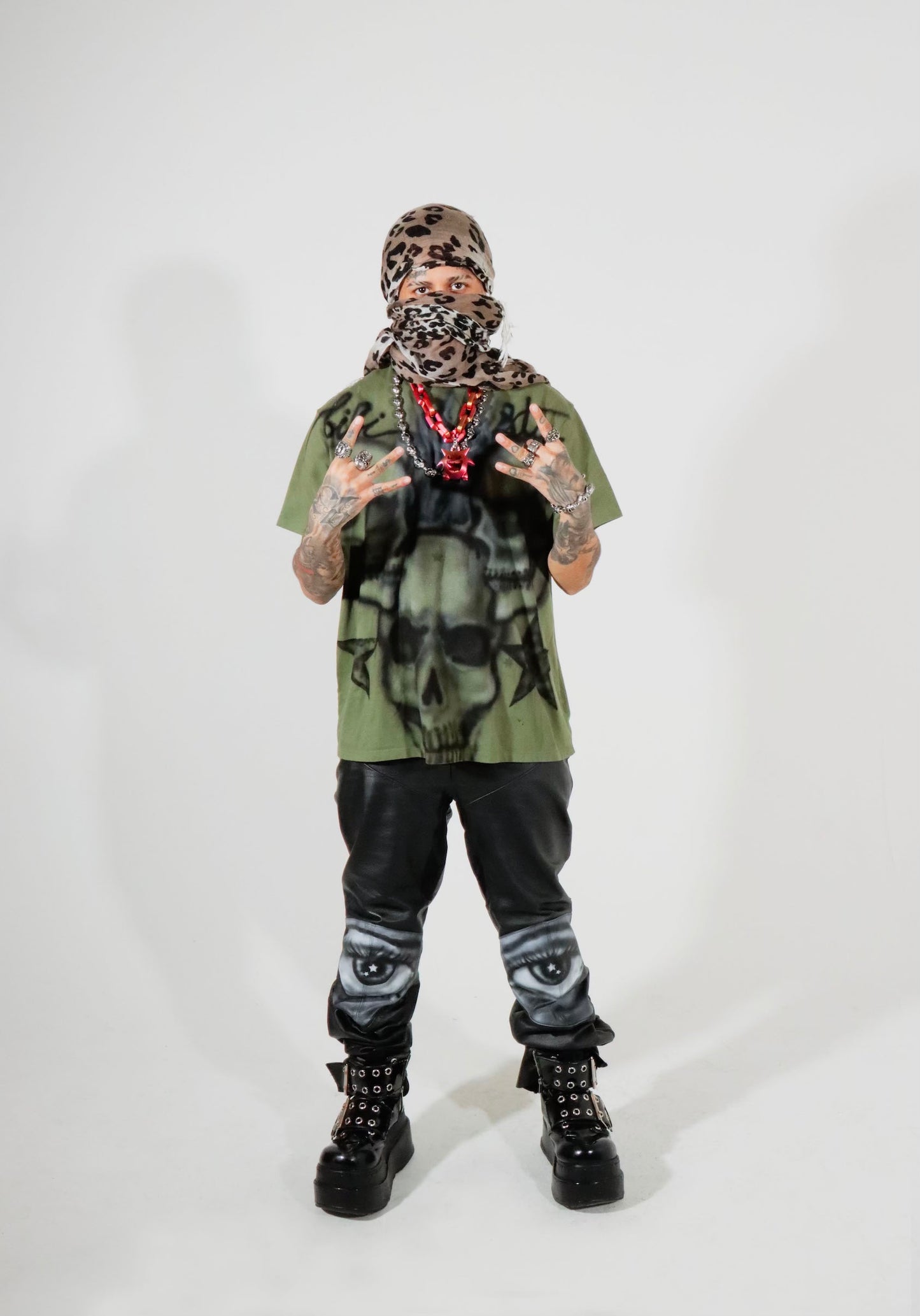BIBI Blade Leather Moto Pants