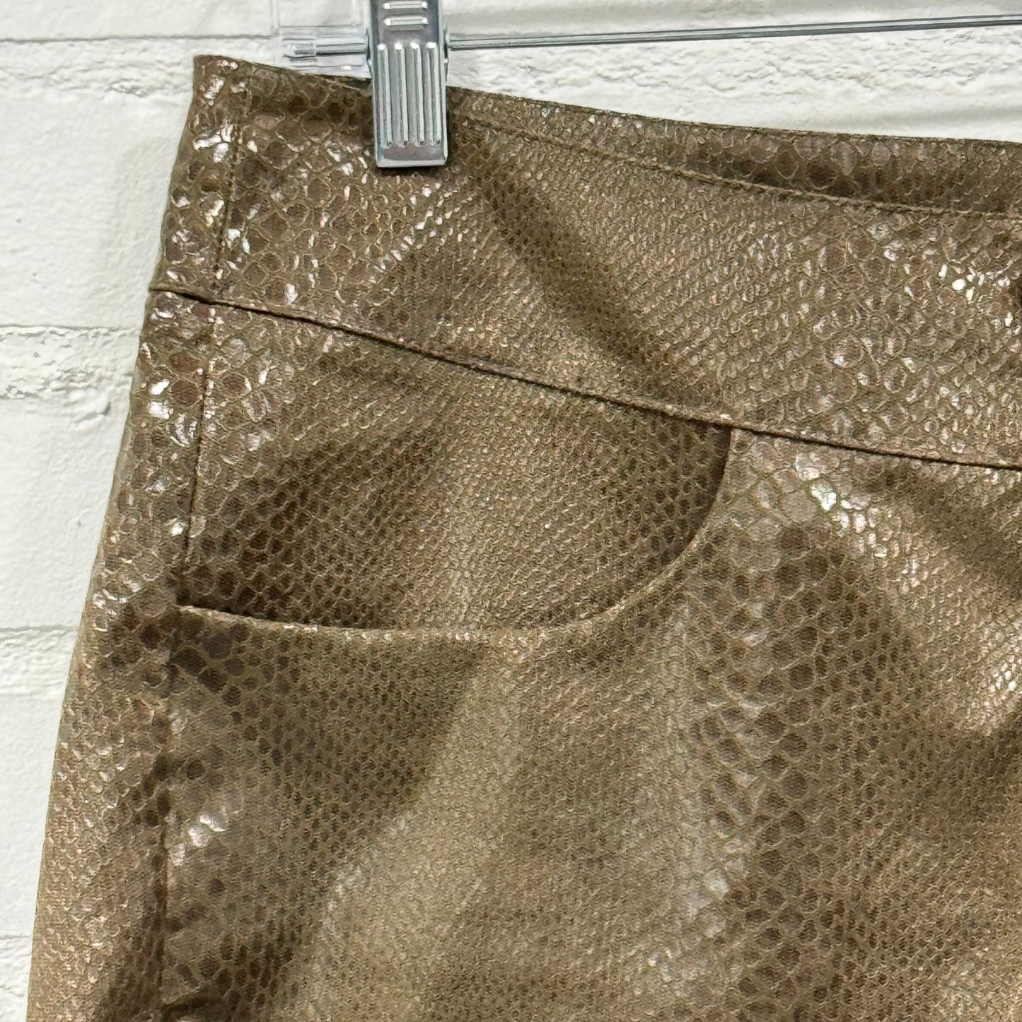 00s Snakeskin Lowrise Shorts