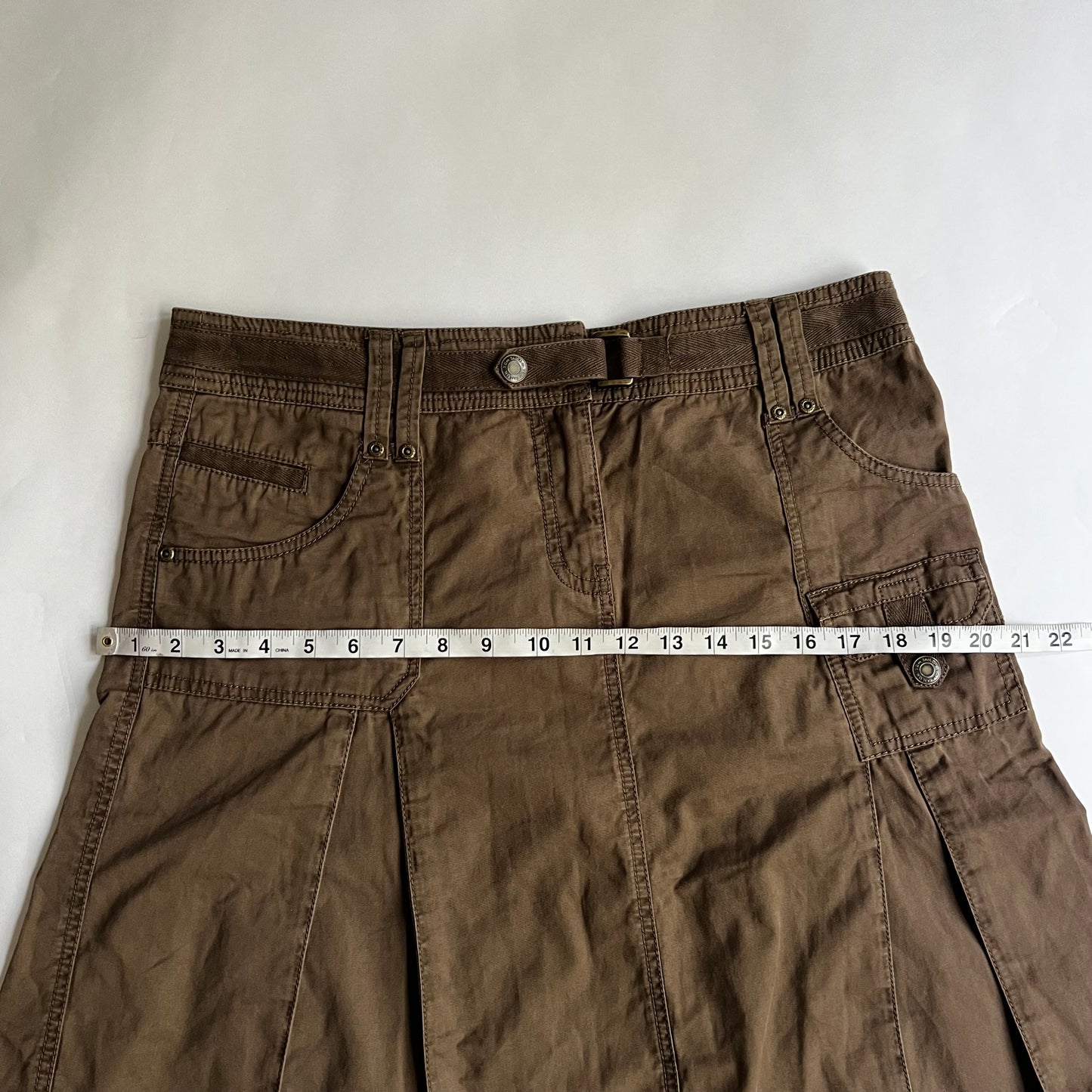 Vintage 2000s Utility Mini Skirt