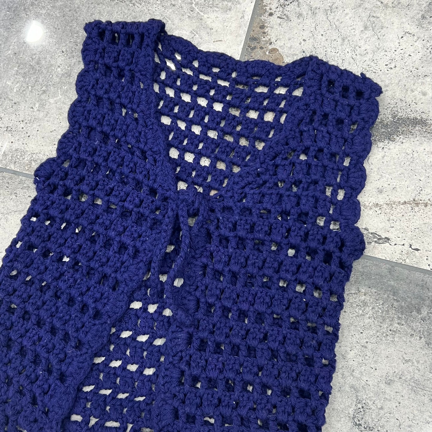 00s Crochet Vest