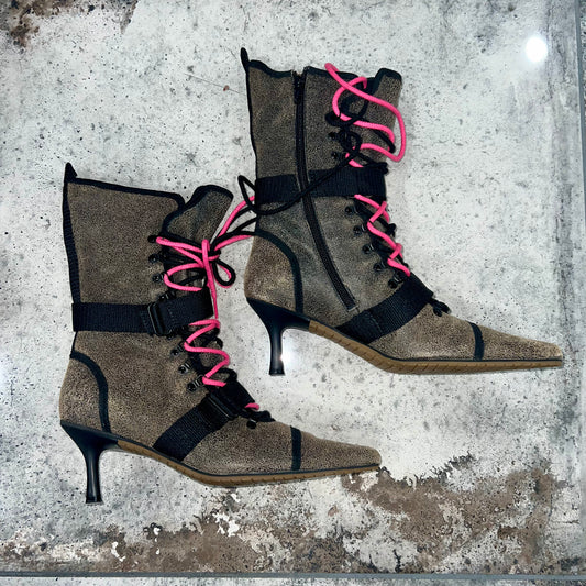 00s 'Diesel' Lace Up Boots