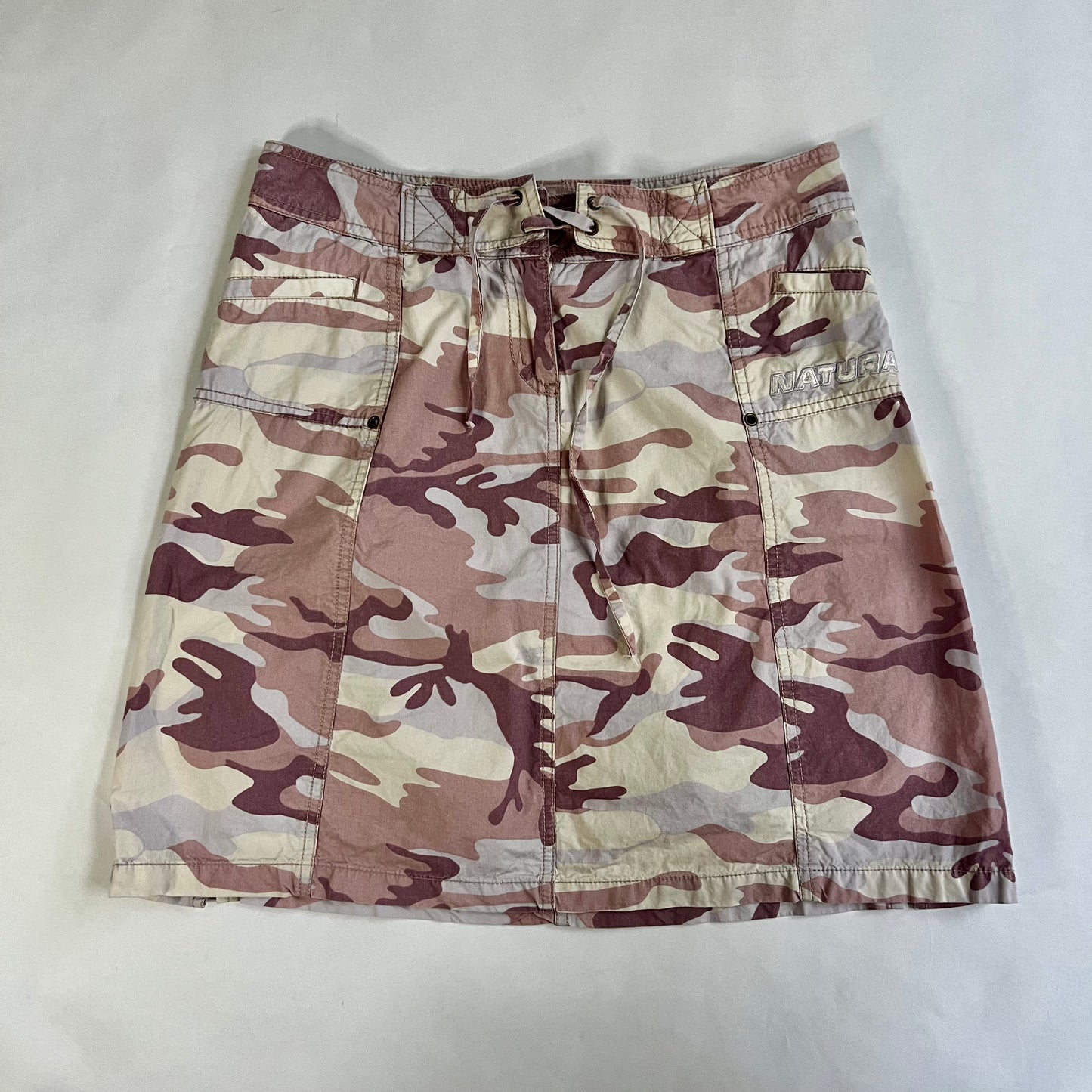 Vintage 2000s Pink Camo Mini Skirt