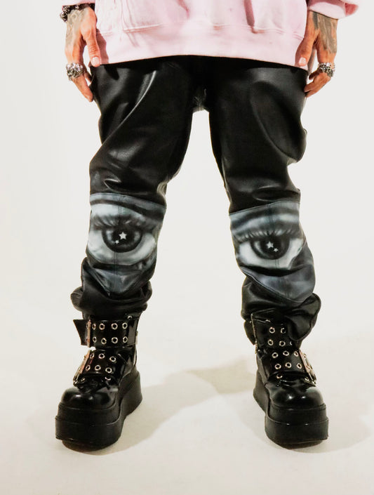 BIBI Blade Leather Moto Pants