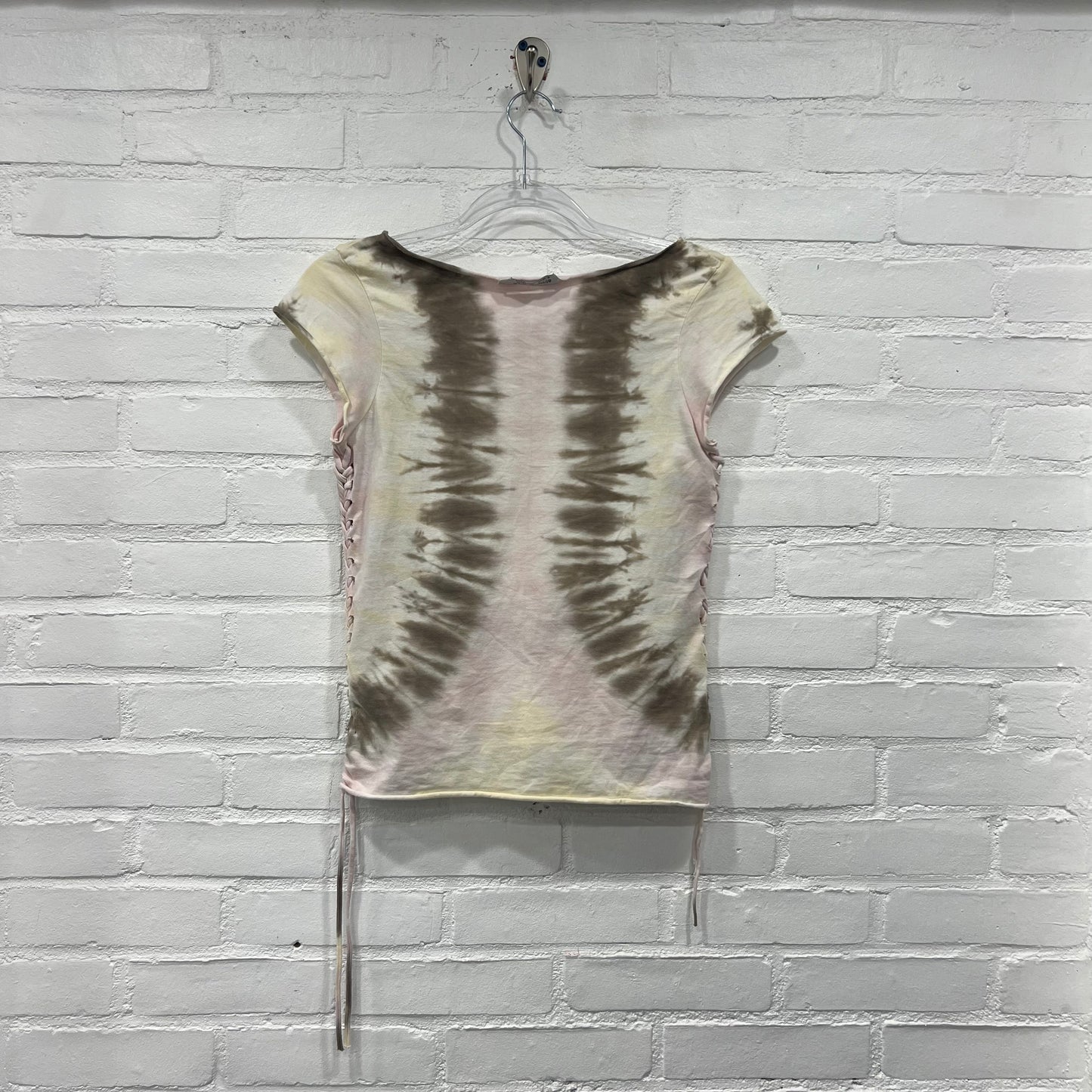 00s Heart Tie Die Top