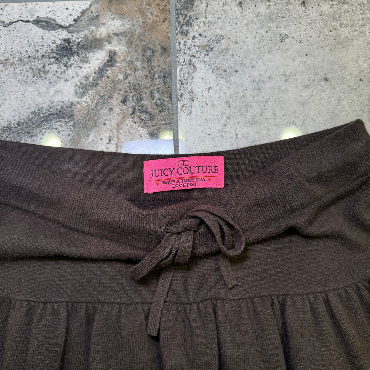 00s Juicy Couture Knit Mini Skirt