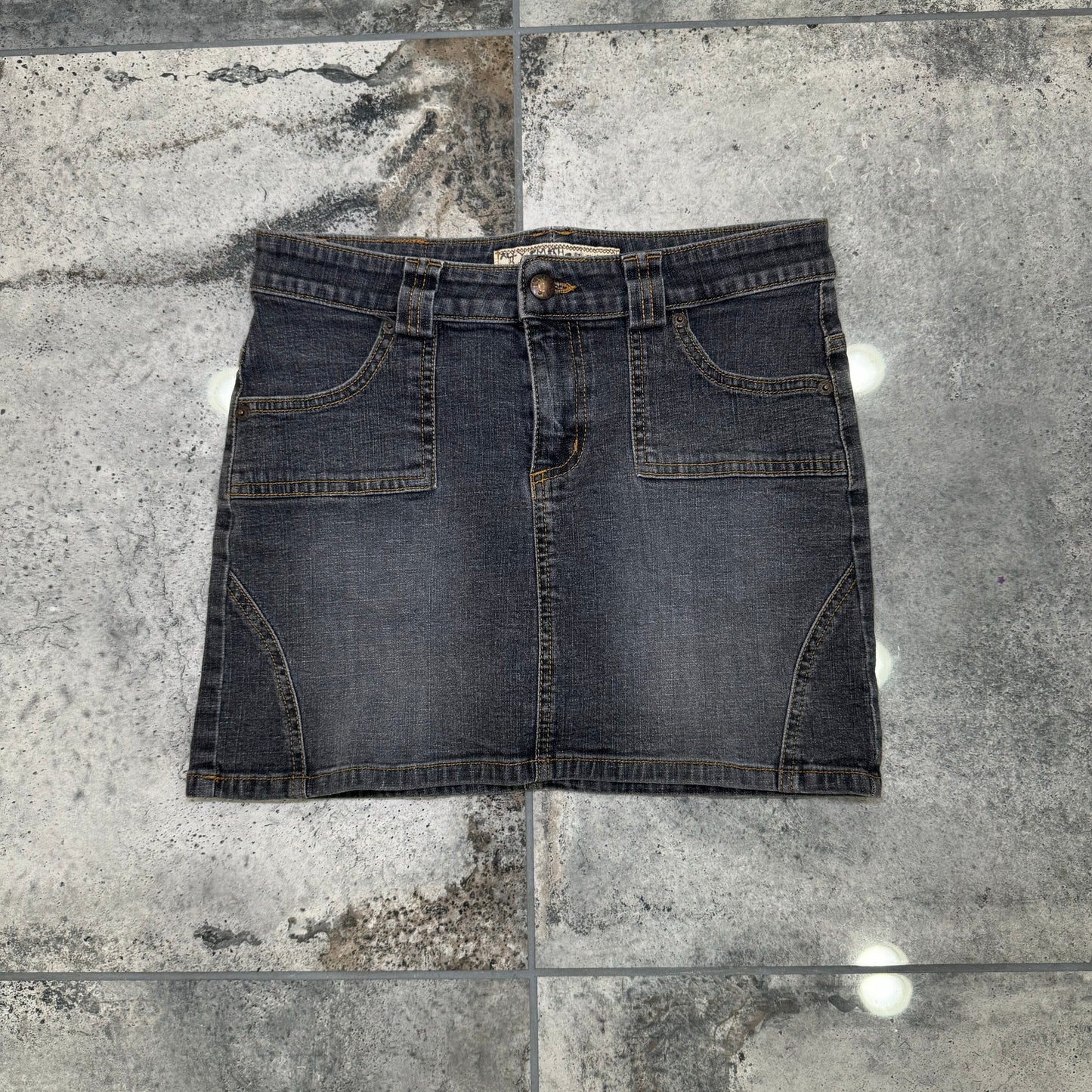 00s denim mini