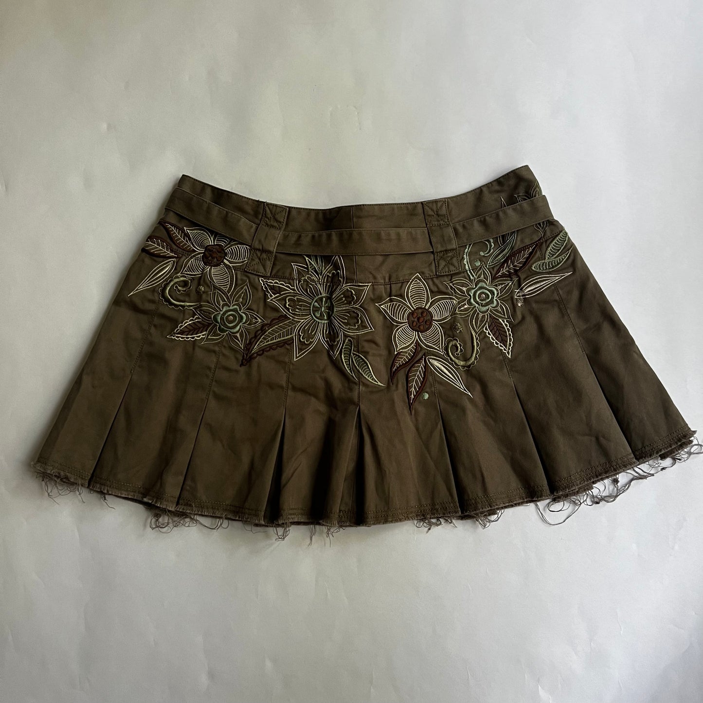 Vintage 2000s Fairycore Pleated Mini Skirt
