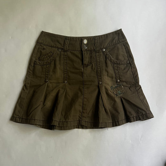 Vintage Cargo Utility Mini Skirt Y2K 2000s