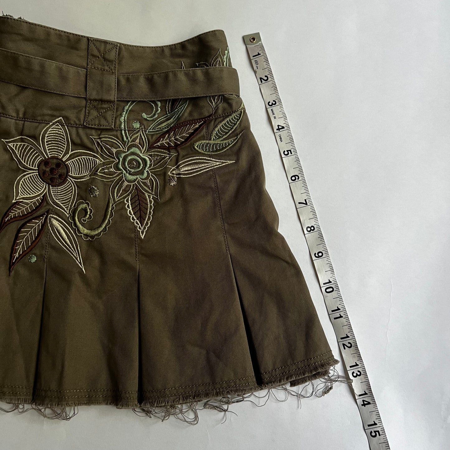 Vintage 2000s Fairycore Pleated Mini Skirt